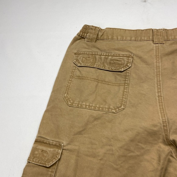 Cabela's Trail Hiker Cargo Pants Mens 38 X 30 Brown Pockets Straight Leg Zip Fly - Picture 15 of 16